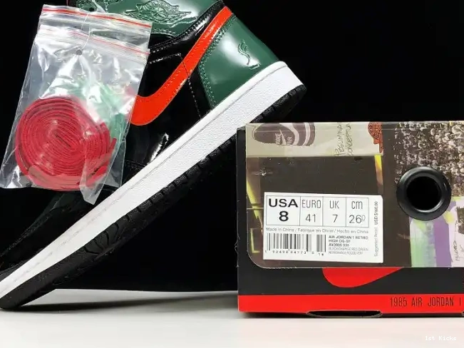 Orange-Fir AV3905-038 x Air High Jordan Black 1 Retro Team SoleFly OG 0619